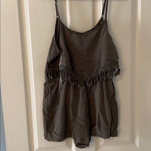 Olive Green Romper